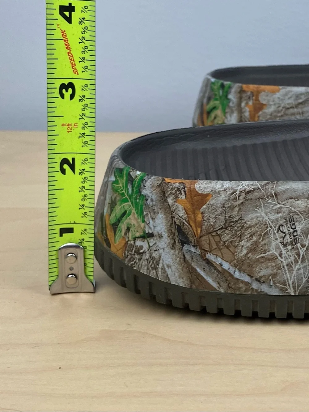 Nike Men’s Size 13.0 Clam Slide Sandals Realtree Camouflage Slip On Chunky
